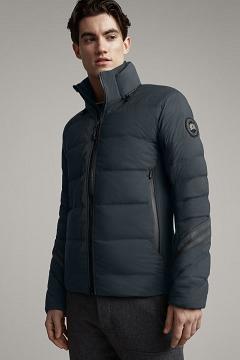 Chamarras Canada Goose Hombre Outlet - HyBridge Chaqueta De Plumas Black Label Grises UT1347908